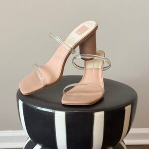 Dolce Vita Nude Heeled Sandals